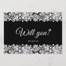 Lace Werden Sie meine Bridesmaid-Karte