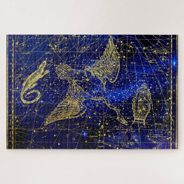 Lacerta-Sternbild. (Horizontal)