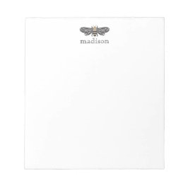 Lacewing Bee Personalisiert Notepad Notizblock