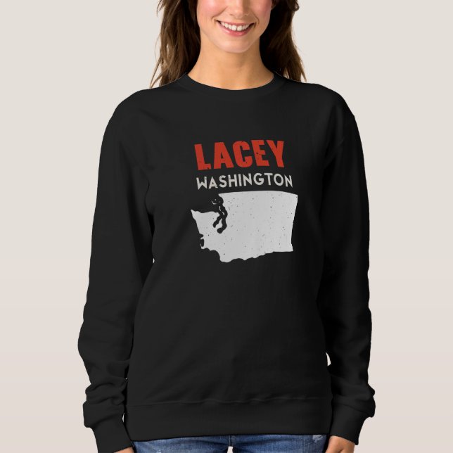 Lacey Washington USA State America Travel Washingt Sweatshirt (Vorderseite)
