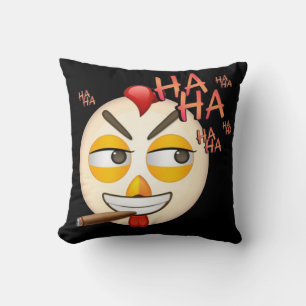 Lach-Emoji-T-Shirt Kissen