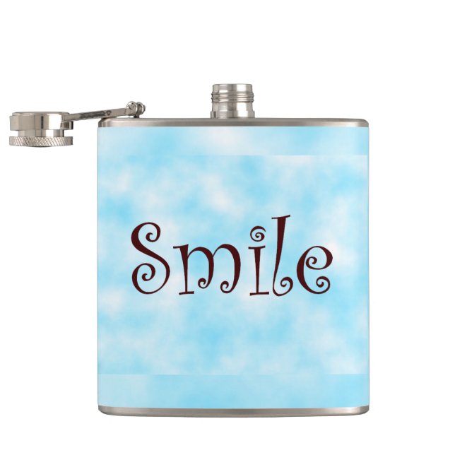 Lächelkolben Flachmann (Geöffnet)