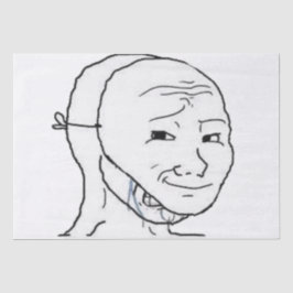 Lächelmaske Seidenpapier