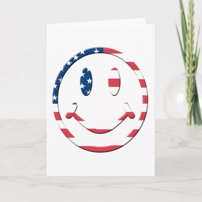 Lächeln Amerika Karte (Vorderseite)