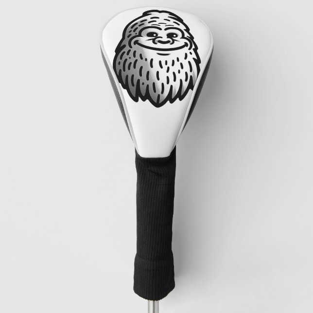 Lächeln Bigfoot - Sasquatch Sighting Golf Headcover (Vorderseite)