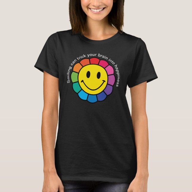 Lächeln blühend T-Shirt (Vorderseite)