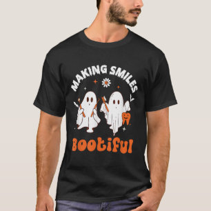 Lächeln bootiful Funny Ghost Dentist Hallowe T-Shirt