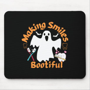 Lächeln Bootiful Lustiger Geist Zahnarzt Halloween Mousepad