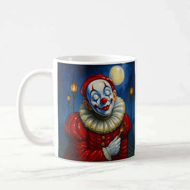 Lächeln Clown Kaffeetasse (Links)