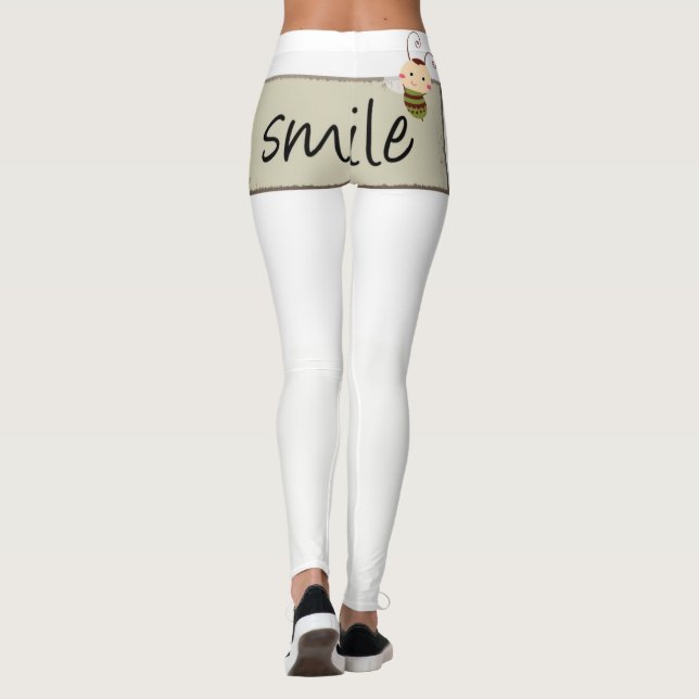 Lächeln der Hummeln-Leggings Leggings (Rückseite)