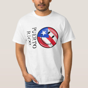 Lächeln der puerto-rikanischen Flagge T-Shirt
