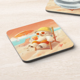 Lächeln Dog - Strandmodus eingeschaltet Getränkeuntersetzer