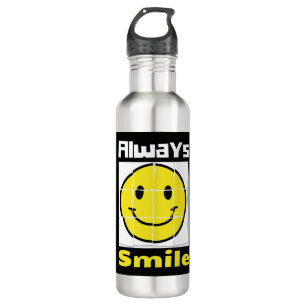 Lächeln Emoji Edelstahlflasche