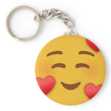 Lächeln Emoji mit Herz