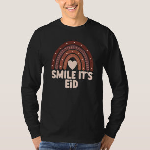 Lächeln Es ist Eid Muslim Eid Mubarak islamischen T-Shirt