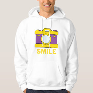 Lächeln für kostenloses Foto Hoodie