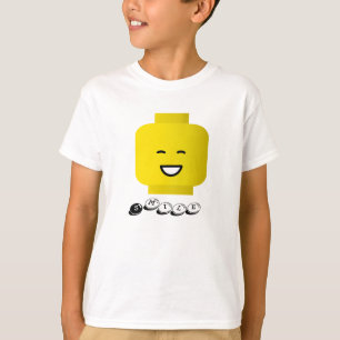 Lächeln-gelber Kopf scherzt T - Shirt
