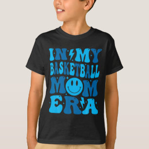 Lächeln Gesicht in Basketball-Mutter-Ära groovy Mu T-Shirt