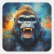 Lächeln Gorilla