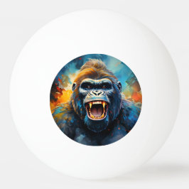 Lächeln Gorilla Tischtennisball
