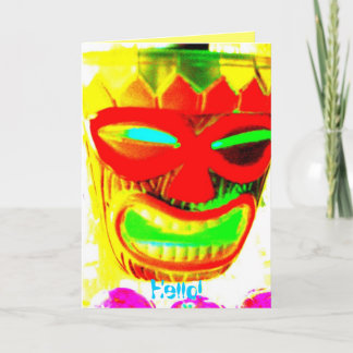 Lächeln, hallo! karte