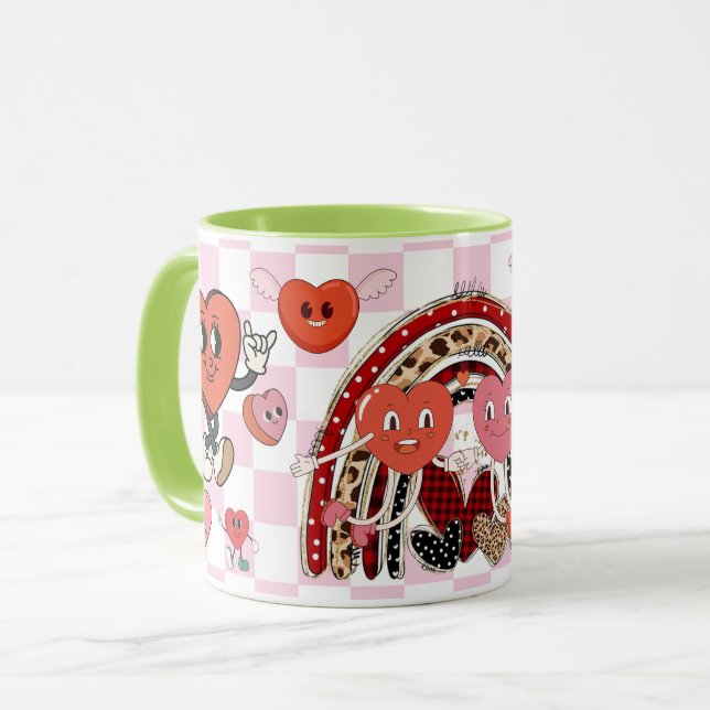 Lächeln Herz Tasse (Vorderseite Links)