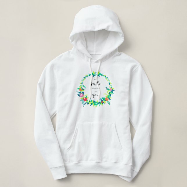 Lächeln Hoodie (Design vorne)