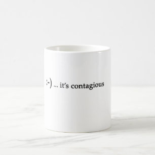 Lächeln… ist es ansteckende Tasse