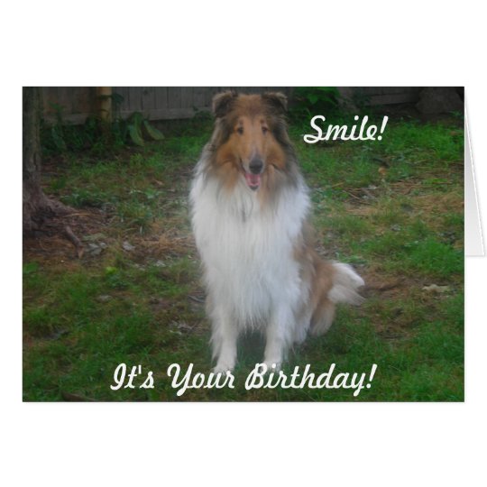Lächeln! , Ist es Ihr Geburtstag! Karte