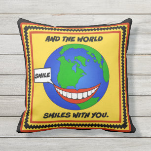 Lächeln Kissen