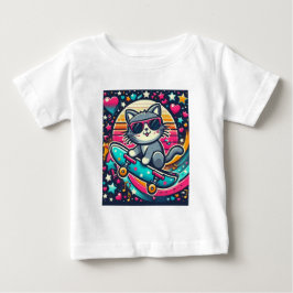 Lächeln Kitten Baby T-shirt