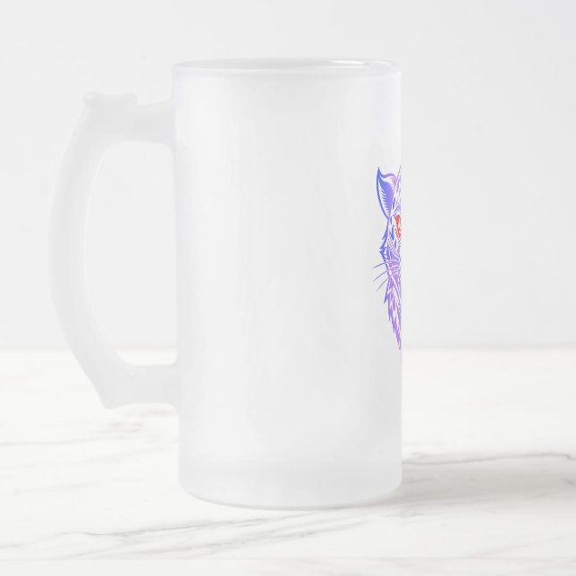 Lächeln Kitty Mattglas Bierglas (Links)
