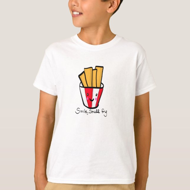 Lächeln, kleine Fische T-Shirt (Vorderseite)