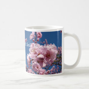 Lächeln Liebe Kaffee Tasse Tree Blossom Sky