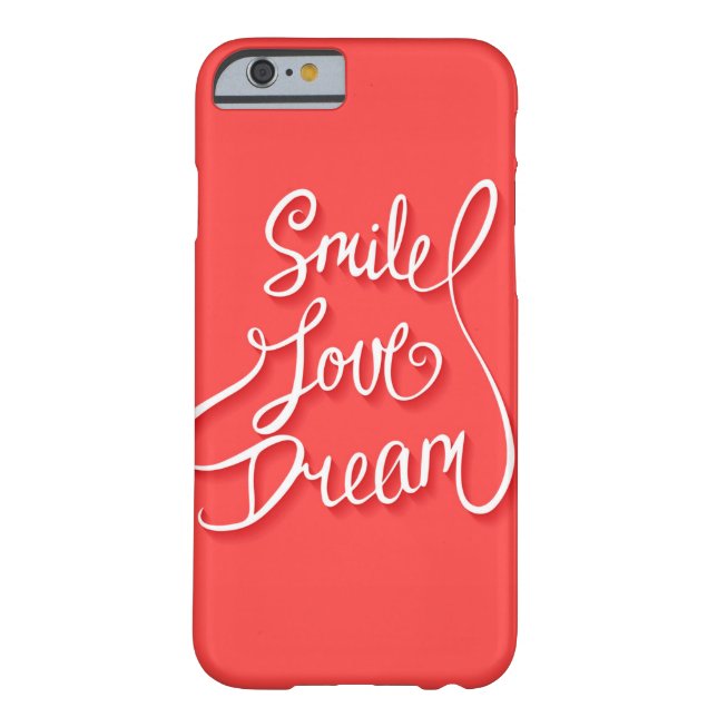 Lächeln-Liebe-Traum Case-Mate iPhone Hülle (Rückseite)