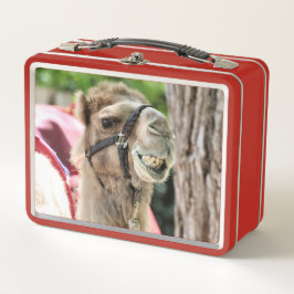 Lächeln Metall Brotdose