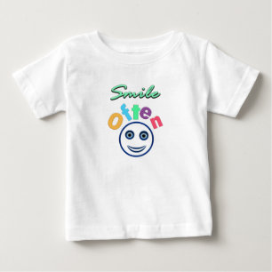 Lächeln oft baby t-shirt