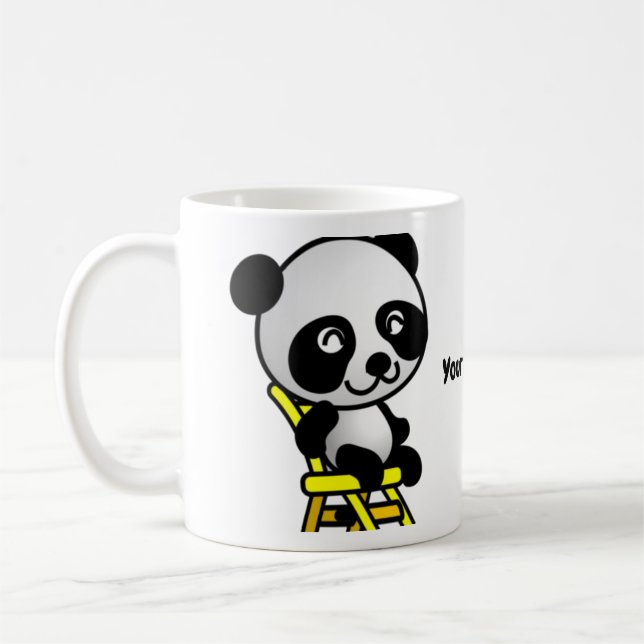 Lächeln Panda Kaffeetasse (Links)
