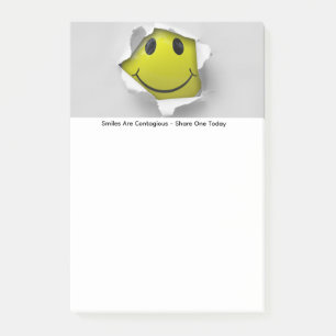 Lächeln Post-it Klebezettel