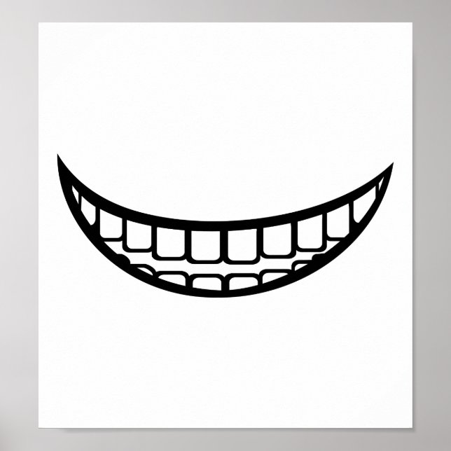 Lächeln Poster (Vorne)