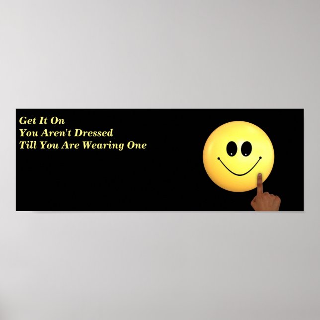 Lächeln Poster (Vorne)