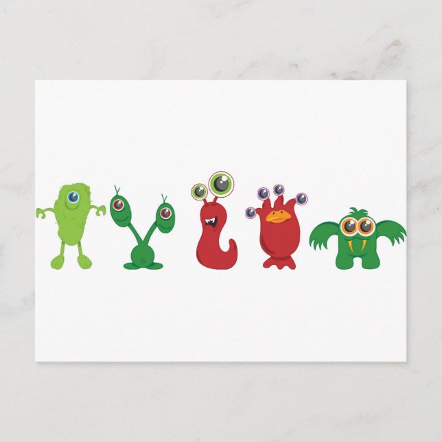 Lächeln Postkarte (Vorderseite)
