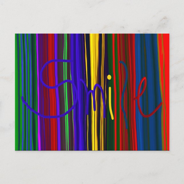 Lächeln ~ Postkarte (Vorderseite)