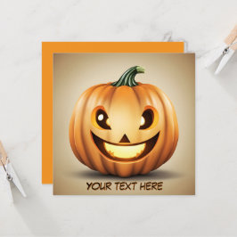 Lächeln Pumpkin Einladung