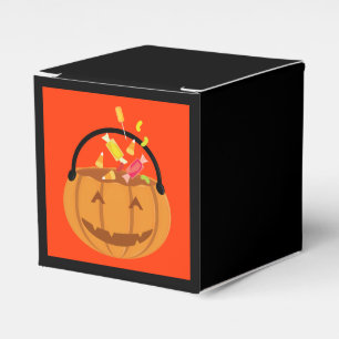 Lächeln Pumpkin Pail Candy Halloween Geschenkschachtel