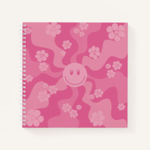 Lächeln - Rosa Notizbuch