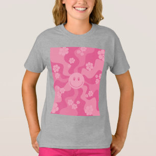 Lächeln - Rosa T-Shirt