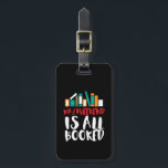 Lächeln Sie am Wochenende am beliebten Bookworm Gepäckanhänger<br><div class="desc">Mein Wochenende ist ganz gebucht. Ein lustiges und humorvolles Design für diejenigen, die Liebe Bücher, Roman und Fiktion in der Bibliothek oder Café. Coole und phantastische Pun- und Spaß-Ware für Buchliebhaber. Ideal für Bibliothekare, Buchhändler, Lehrer und Buchwürmer. Große Weihnachtsgeschenke und Geburtstagsgeschenk für Bruder, Schwester, Sohn, Tochter, Mutter, Vater, Freunde, Tante...</div>