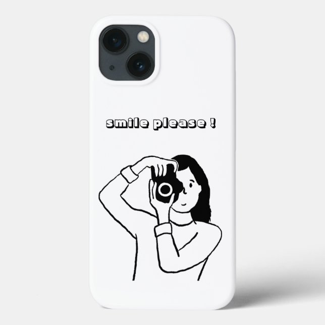 Lächeln Sie bitte Handyhülle Case-Mate iPhone Hülle (Rückseite)