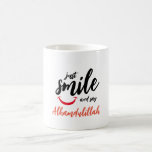 Lächeln Sie einfach und sagen Sie Alhamdulillah Kaffeetasse<br><div class="desc">Lächeln Sie einfach und sagen Sie Alhamdulillah</div>
